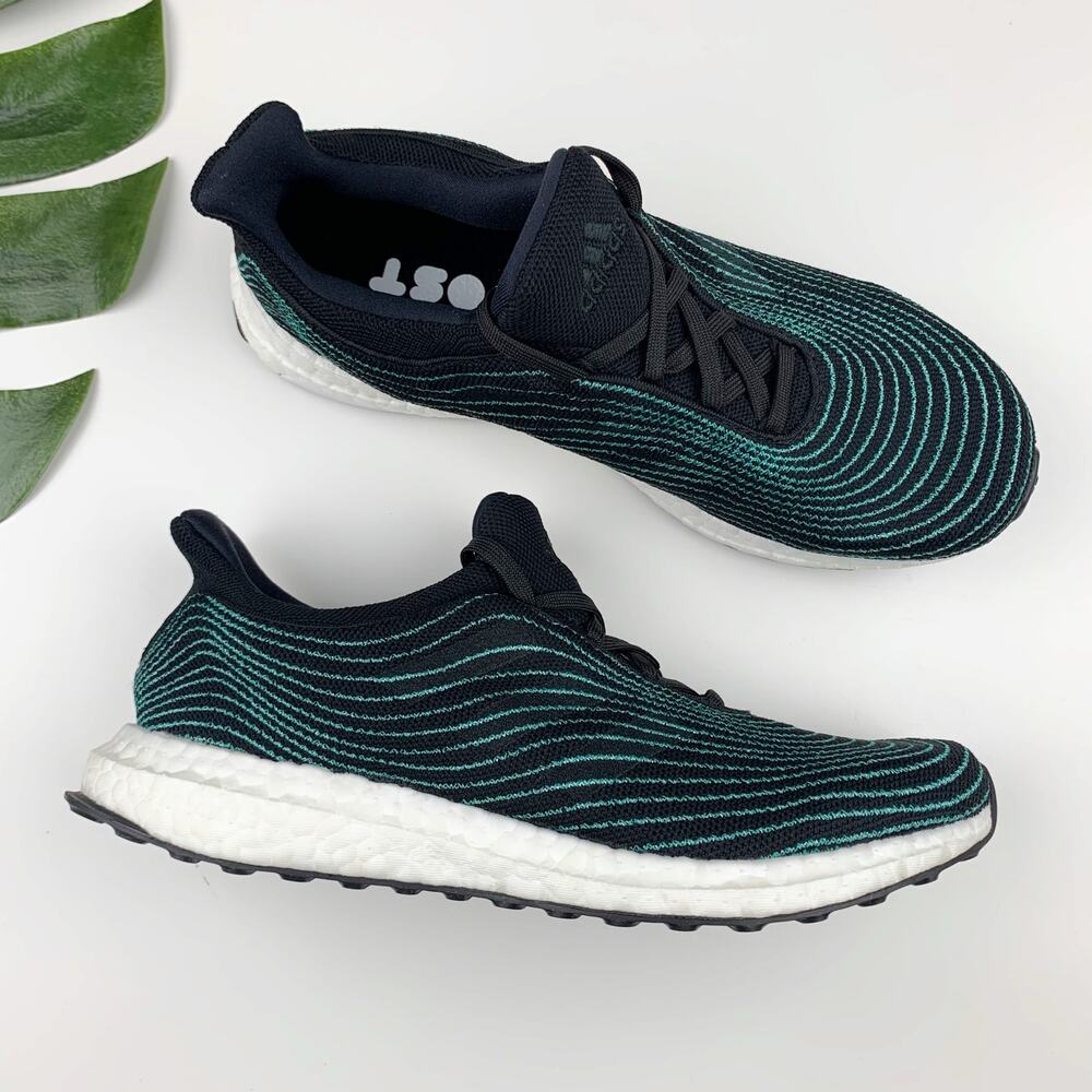 Adidas UltraBoost DNA x Parley Sneakers Core Black Blue EH1184 Men's 7.5